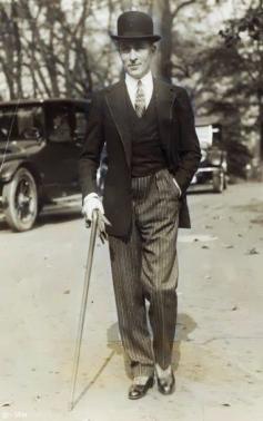 Couturier Jean Patou, dressed up to the nines in 1924.