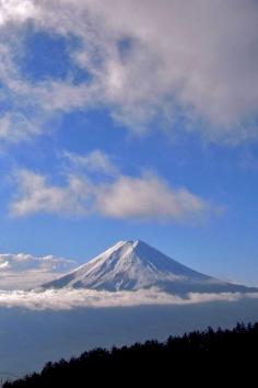 Mount Fuji from Mitsutouge, Yamanashi, Japan