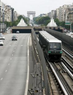 Real Life Paris  ... the metro is the way to get around and it occasionally surfaces.