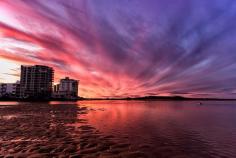 Last weekend I was on my way south on the Sunshine Motorway when I looked in the rear view mirror and realised there was going to be a fantastic sunset. Luckily, I was able to find my way to the edge of the Maroochy River while there was still plenty of colour in the sky and saw this beauty. As you can tell, I would definitely recommend this spot for watching the sunset, especially since the mudflats... Discovered by Kristin Repsher at Maroochy River, Maroochydore, #Australia