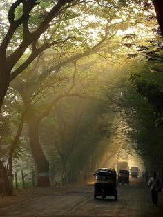 Getting some sun in Mumbai, India