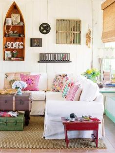 Pretty cottage interior.