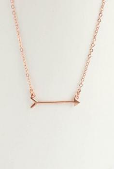 Arrow Necklace Rose Gold Arrow Necklace Arrow