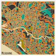 Melbourne map