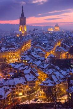 Canton of Bern in winter, Switzerland