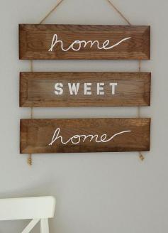 Weathered Wood Panel - Set of Three