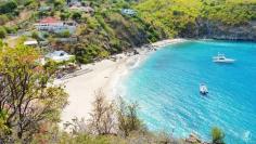 Shell Beach - Behind the harbor in Gustavia on St. Barts..