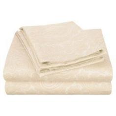 Riviera Twin XL Sheet Set in Ivory