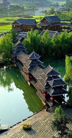 River Bridge, China  photo via neuza