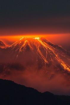 Alto Coca Fire Mountain, Ecuador