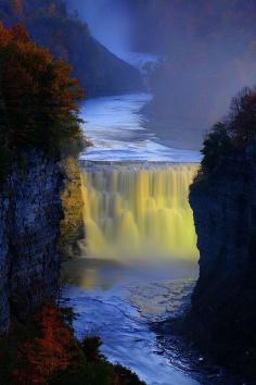 New York, Genesee River...