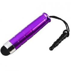 Universal Mini Cellphone Touch Screen Stylus w/3.5mm adapter (Purple)