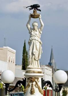 A Monument Honoring...A Boll Weevil?  Yep, in the South, of course!