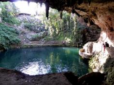 Cenote Zaci, Valladolid, Mexico