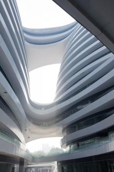 Galaxy Soho by Zaha Hadid Architects (Project Team: Stephan Wurster, Michael Hill, Samer Chamoun, Eugene Leung, Rita Lee, Lillie Liu, Rolando Rodriguez-Leal, Wen Tao, Tom Wuenschmann, Seung-ho Yeo, Shuojiong Zhang, Michael Grau, Shu Hashimoto, Shao-Wei Huang, Chikara Inamura, Lydia Kim, Yasuko Kobayashi, Wang Lin, Yereem Park) / Soho, Beijing, China