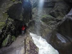 Partnach Gorge in the Bavarian Alps #Germany