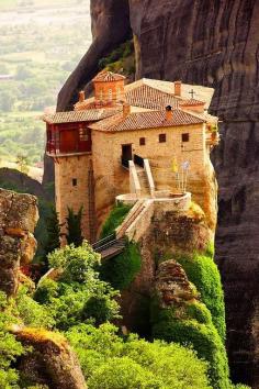 Greek Orthodox Rosanou Monastery, Meteora Mountains, Greece