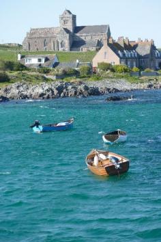 Iona Abbey, Iona, Scotland, dates from 563 and one of the oldest and most important religious centres in Western Europe