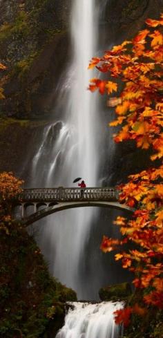 Multnomah Falls in the Columbia River Gorge near Portland, Oregon • photo: Steven Michael on 500px