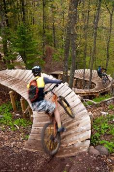 Copper Harbor Bike Trails. This looks so fun!