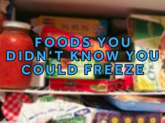 Ice cream, frozen veggies and frozen dinners are all things you can find in most freezers, but there are a lot more freezer-friendly foods. Check out some foods you may not even know you could freeze, according to the Huffington Post.