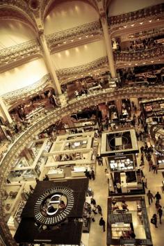 Galeries Lafayette, Haussmann, Paris, Interior View. mage/Cristian Bortes.