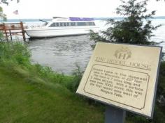 Green Lake, Wisconsin. Took a boat tour of green lake from the Heidel house resort.