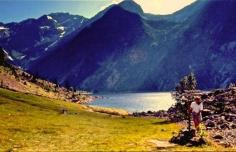 An alpine lake in Switzerland. What fantastic adventure travel!  Overseas adventure travel tips and information.