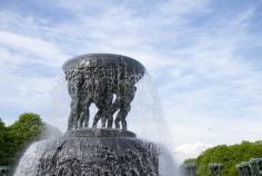 Frogner Park, Oslo, Norway — by Travel with all senses. In Frognerparken, the artist Gustav Vigeland has created the worlds largest sculpture park.