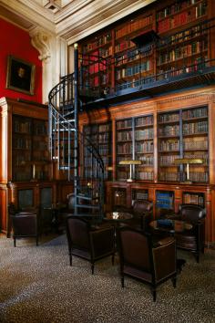 Hotel St. James, Paris - Filled with 12,000 books, the Library Bar (pictured) is a club-like place for guests to relax and dine. C