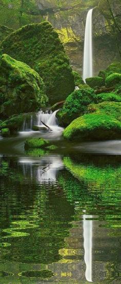 Elowah Falls, Oregon. A little less than an hour from Portland!