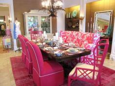 Pink Dining Room