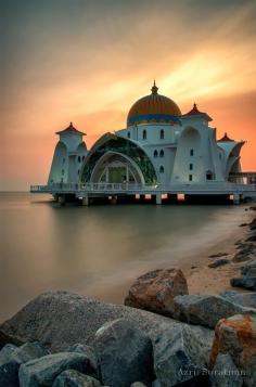 Malacca Straits Mosque, Malaysia