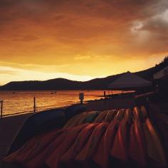 Sun setting over Lake Tahoe. Photo courtesy of bboysoviet on Instagram.