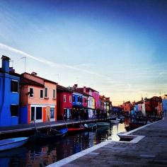 Colorful canals of Burano, Italy. Photo courtesy of mgsilva95 on Instagram.