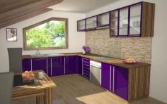 Purple Kitchen