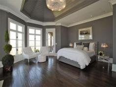 Gray and White Bedroom