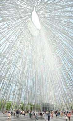 this is really beautiful - a shower of light -Taiwan Tower First Prize Winning Proposal / Sou Fujimoto Architects