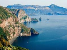 Lipari has been settled for well over 6,000 years and plundered by pirates and Greeks for the hard, black volcanic glass deposits found all around (used to make weapons and mirrors). The best views of the dramatic island and its six Aeolian neighbors are from Quattrocchi (“four eyes”) just west of the main town. The gorgeous Gattopardo Park Hotel, once an eighteenth-century villa, has rooms overlooking the ancient acropolis and medieval Castello.  More island escapes:   Overwater Bungalows ...