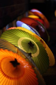 Japanese umbrellas, Wagasa 和傘