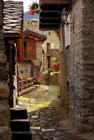 Ancient Street, Torgron, Italy