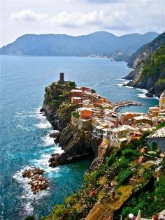 Rocky Village, Vernazza, Italy.