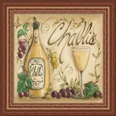 Kitchen Art: Framed Wine