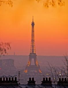 Eiffel Tower from Montmartre