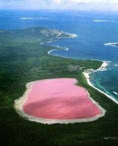 Pink Lake Hillier, Australia