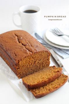 Fall Pumpkin Recipes You Must Try - Pumpkin Bread #pumpkinbread