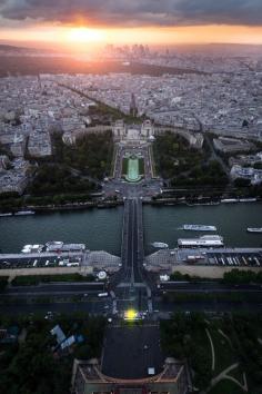 view from Eiffel Tower  “Paris | by Sakis Pallas.”