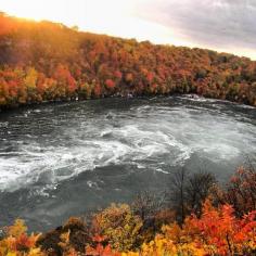 State and National Parks are beautiful during the fall. Check out the view of Whirpool State Park in New York. Photo courtesy of apriljennet on Instagram.