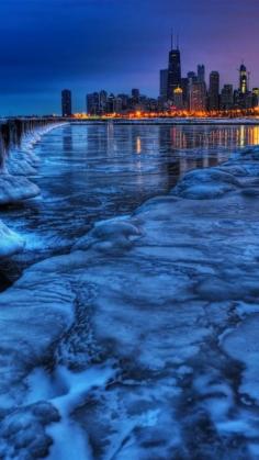 Glacier, Chicago, Illinois, United States.