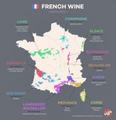 [Maps] “French wines simplified map” Jun-2014 by Winefolly.com